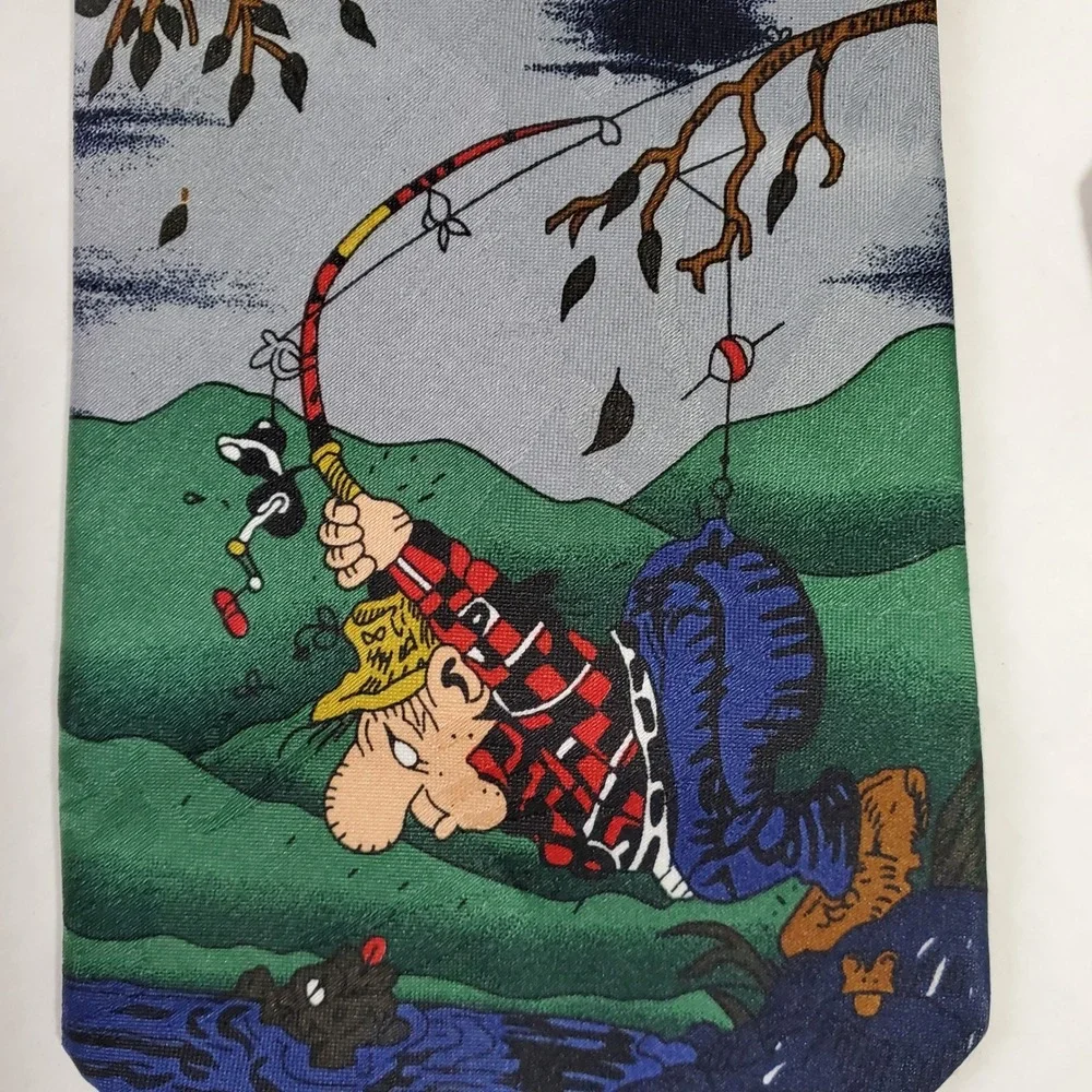 Gary Patterson The Art of Casting Fishing Tie Balancine Hot Cakes Blue 4x56